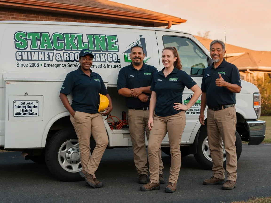 Chimney flashing repair company in Norco, LA